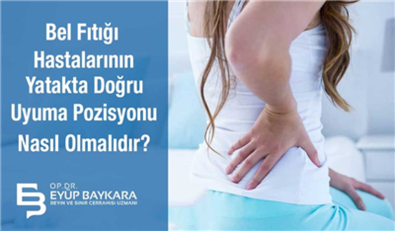 BEL FITIĞI UYUMA ŞEKLİ